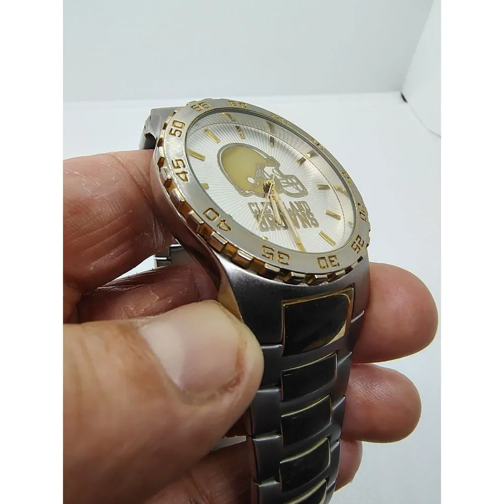 Cleveland Browns Football Team Game Time Men's Watch